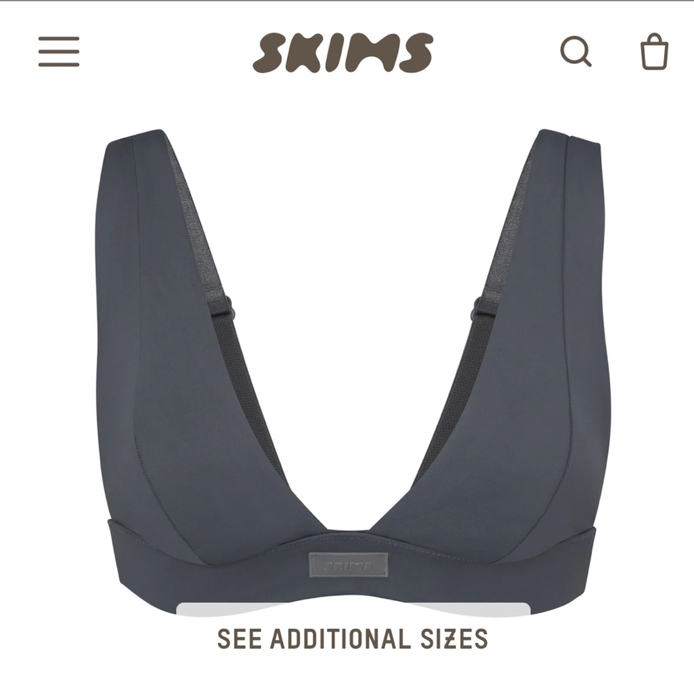 SKIMS swim top size M